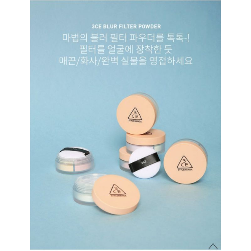 Phấn Phủ 3CE Blur Filter Powder