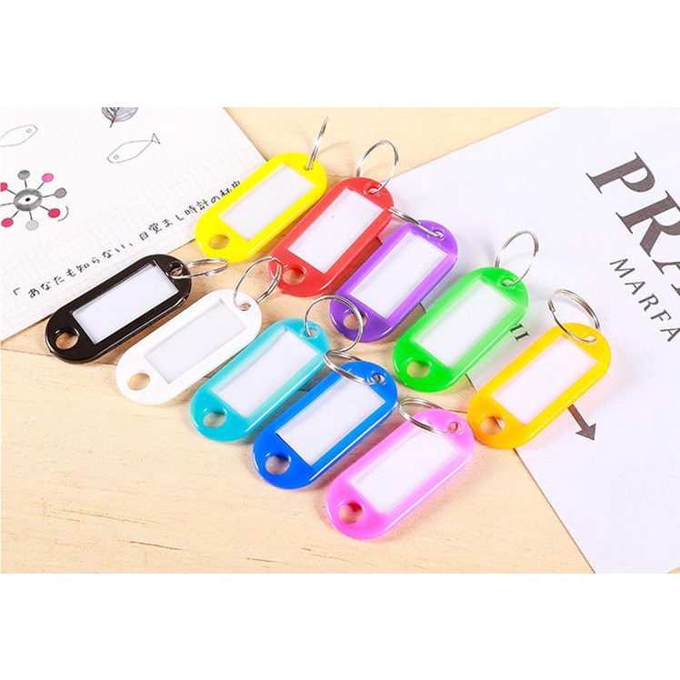 Móc Khóa Thẻ Từ Siêu Rẻ Để Treo Chìa Khóa Ghi Nhớ Hành Lý, Vali Phân Loại Sản Phẩm Có khoen đẹo 02MKTT -Minkey