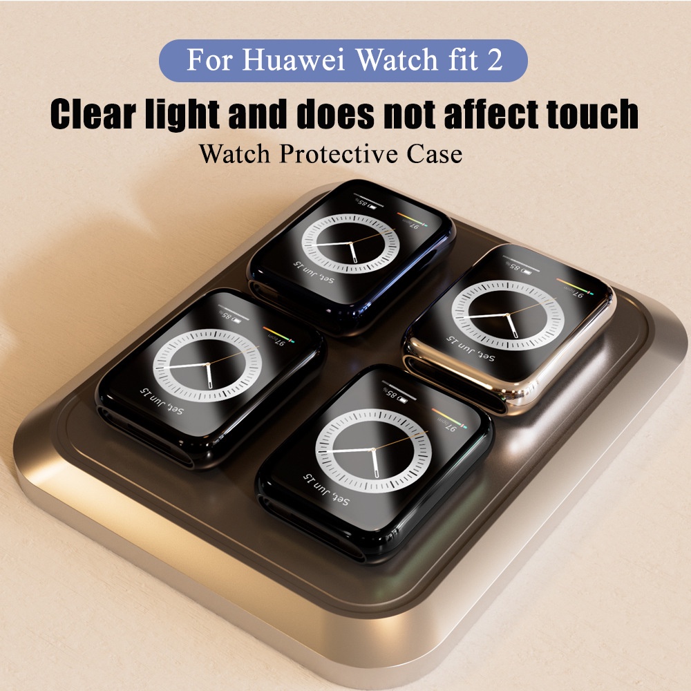 Ốp Bảo Vệ Bằng TPU Mềm Siêu Mỏng Trong Suốt Cho Đồng Hồ Huawei Watch fit 2 fit2