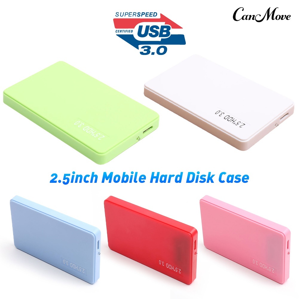 Hộp Đựng Ổ Cứng Ngoài Canmove 2.5 Inch Usb 3.0 Sata Ssd Cho Laptop