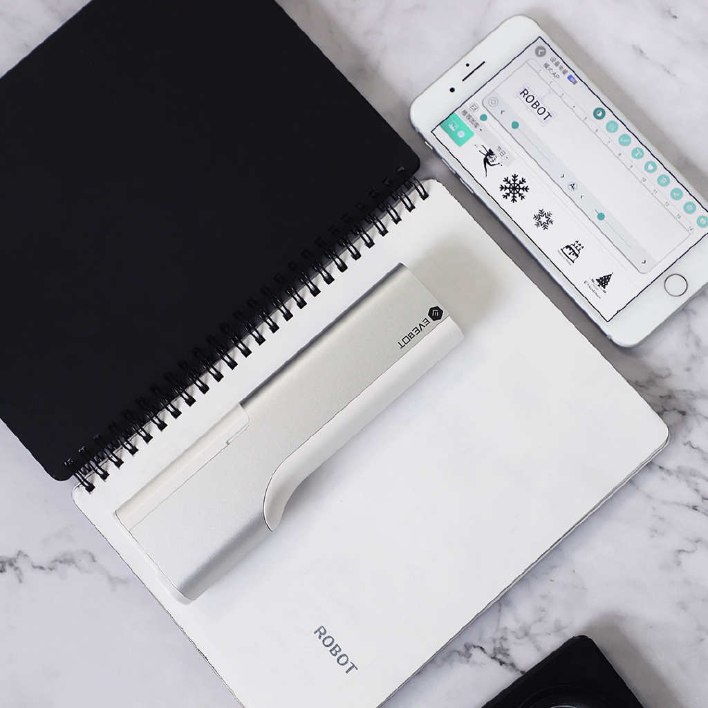 Bút in di động EVEBOT Mini Kết nối WIFI Android / iOS Pin 1200mAh Loại-C | BigBuy360 - bigbuy360.vn