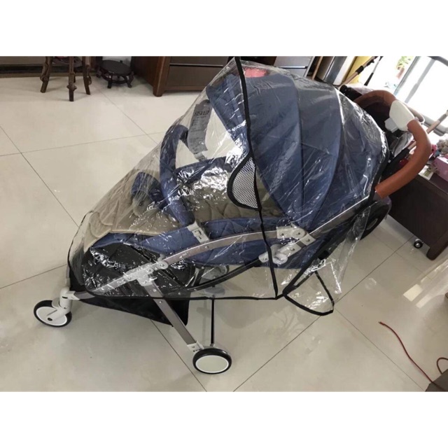 Áo mưa trùm xe đẩy cho bé