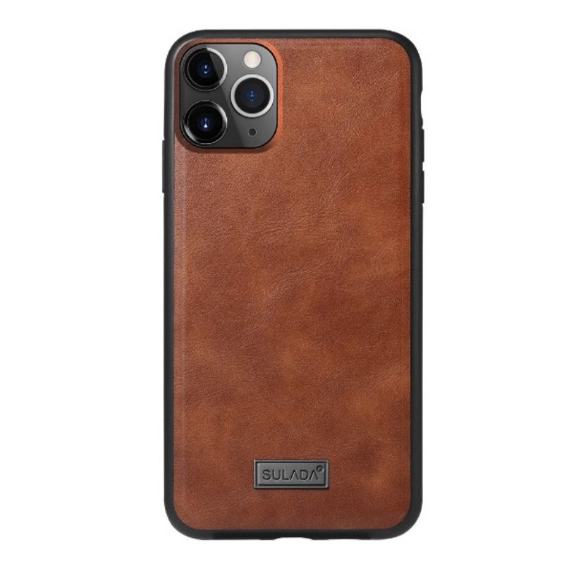 IPHONE 11 PRO MAX/11/11 PRO_ ỐP LƯNG VÂN DA HIỆU SULADA CAO CẤP