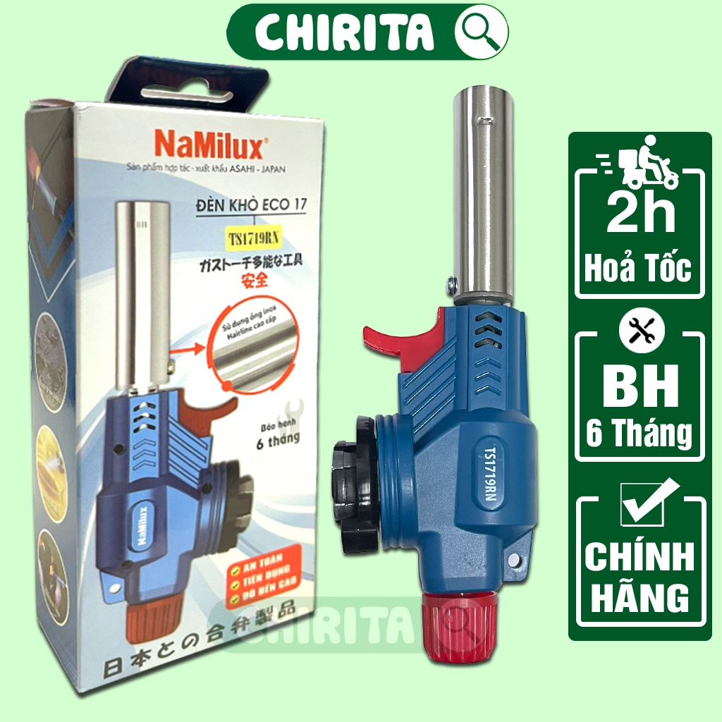 Khò Gas Mini NAMILUX Chính Hãng - Đầu Khò Gas Đa Dụng Cầm Tay Tiện Lợi GIA DỤNG CHIRITA