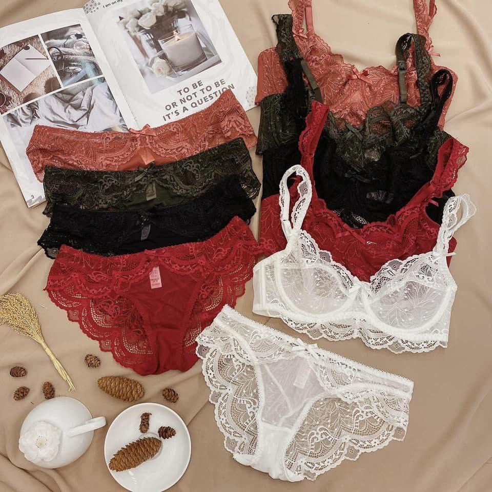 [FS HỎA TỐC 2h] Set Đồ Lót Nữ LOLI41 Ren, Áo Lót Có Gọng Không Đệm Mút, Quần Lót Nữ Ren Sexy | BigBuy360 - bigbuy360.vn