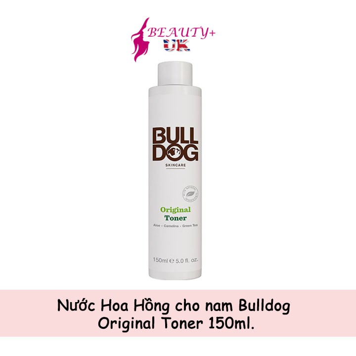 Nước Hoa Hồng cho nam Bulldog Original Toner 150ml