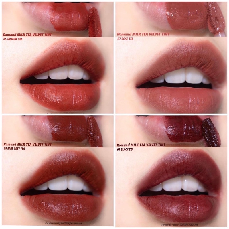 Son Romand Milk Tea Velvet Tint Ver1 - Ver 2