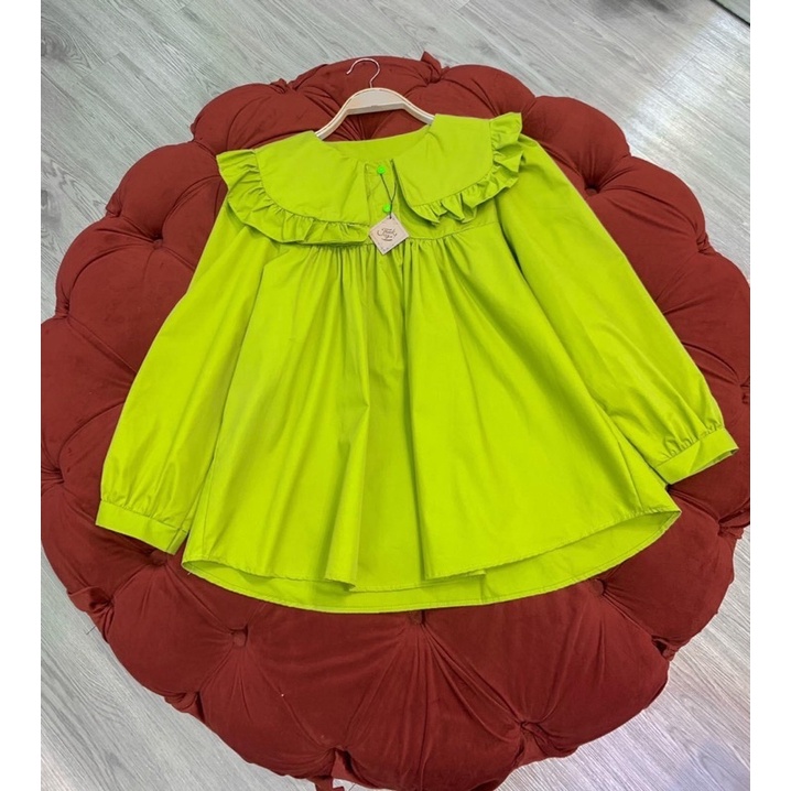 Áo tay dài cổ petter pan