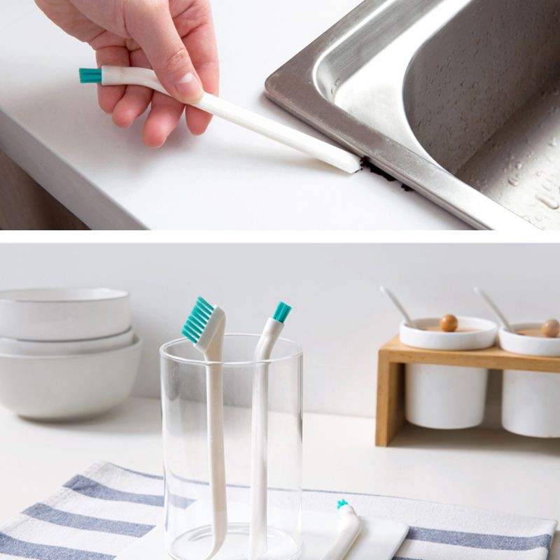 2 Bàn Chải Vệ Sinh Bình Sữa Cầm Tay Tiện Lợi