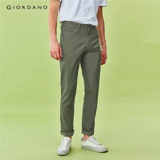 Quần kaki Giordano co giãn tốt lưng trung bình thoải mái cho nam 01118027