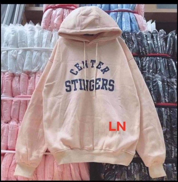 Áo hoodie CENTER LN11 , áo thun nam nữ, áo thun dài tay, sét bộ mặc ở nhà - LEEDA MODY