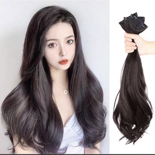 Tóc giả Set 3 kẹp 3 mảnh uốn xoăn dợn