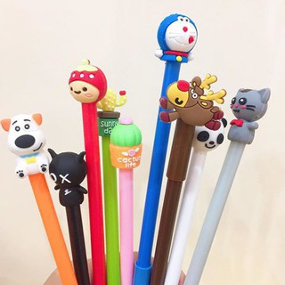 sét 20 bút bi nước nhiều màu tím xanh hồng cute, combo bút bi deli linc dễ thương