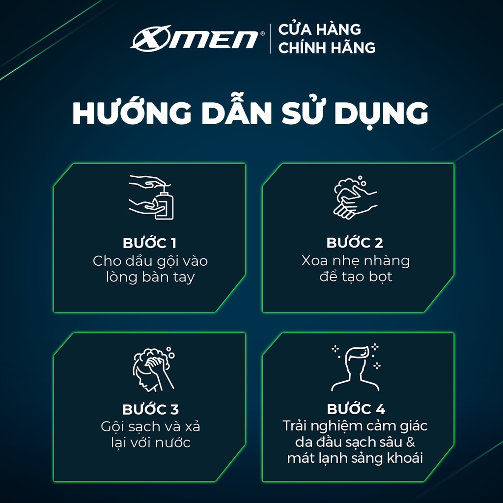 Dầu Gội X-Men Nước hoa Wood hương phóng khoáng từ xạ hương gỗ tuyết tùng sạch sâu mùi hương nam tính lưu hương 12h 650G