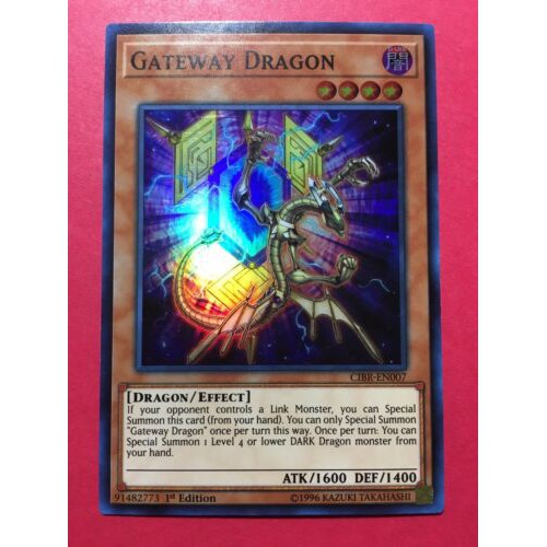 Thẻ bài YUGIOH - Gateway Dragon - CIBR-EN007 - Super Rare