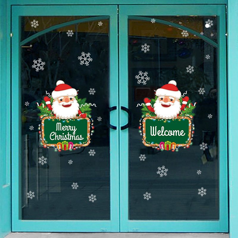 Decal trang trí Giáng sinh noel 2022 Welcome NB10