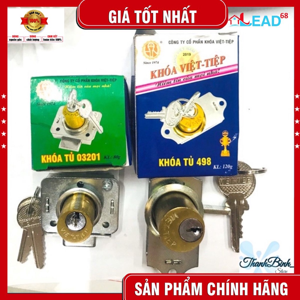 Khoá tủ Việt Tiệp các cỡ (chính hãng)