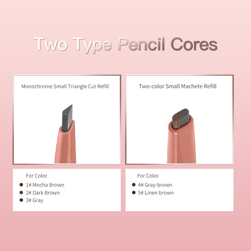 Chì vẽ mày Colorkey x Hello Kitty đầu kép 5 màu tự chọn 0.7g | BigBuy360 - bigbuy360.vn