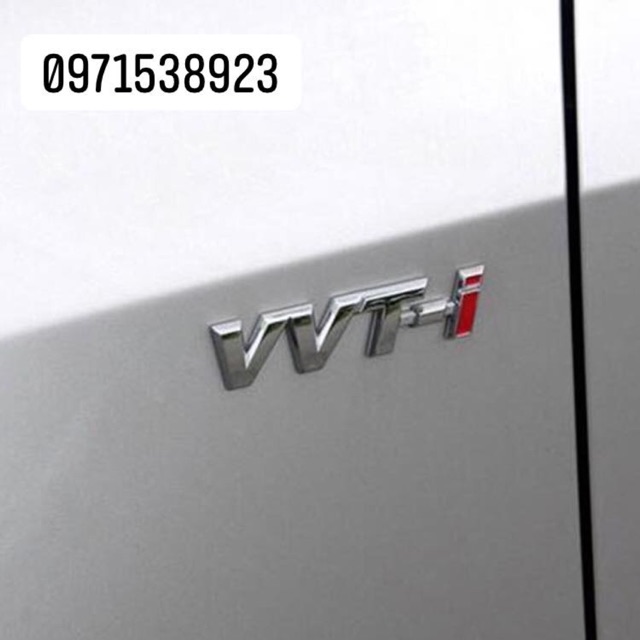 Chữ vvti bằng kim loại cho camry vios yaris corolla