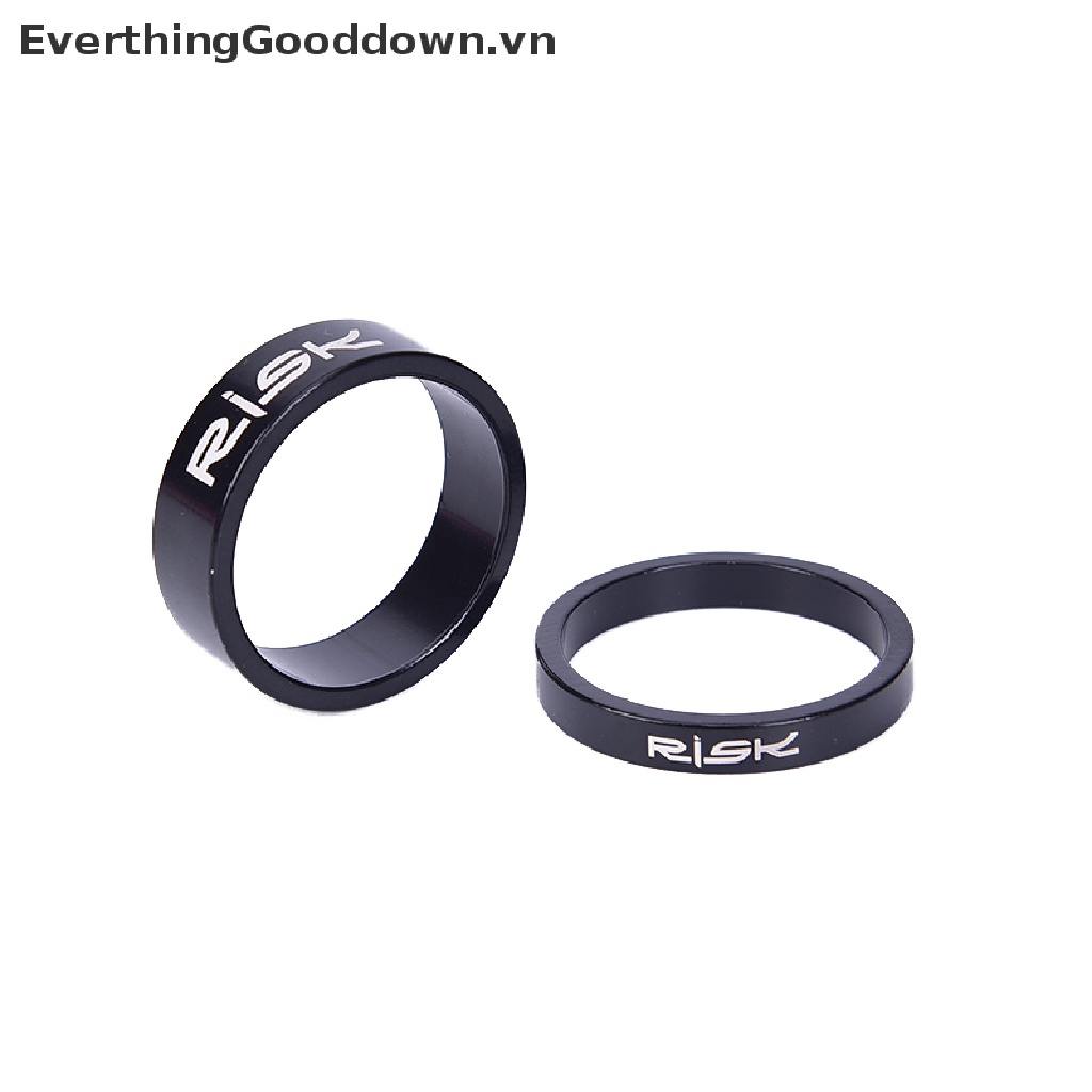 Everthinggooddown Set 4 Vòng Đệm Phuộc Xe Đạp 5 / 10mm Bằng Hợp Kim Nhôm