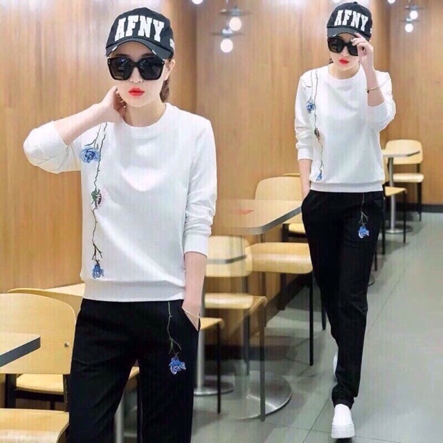 Sale - Bộ Thể Thao Dài Tay