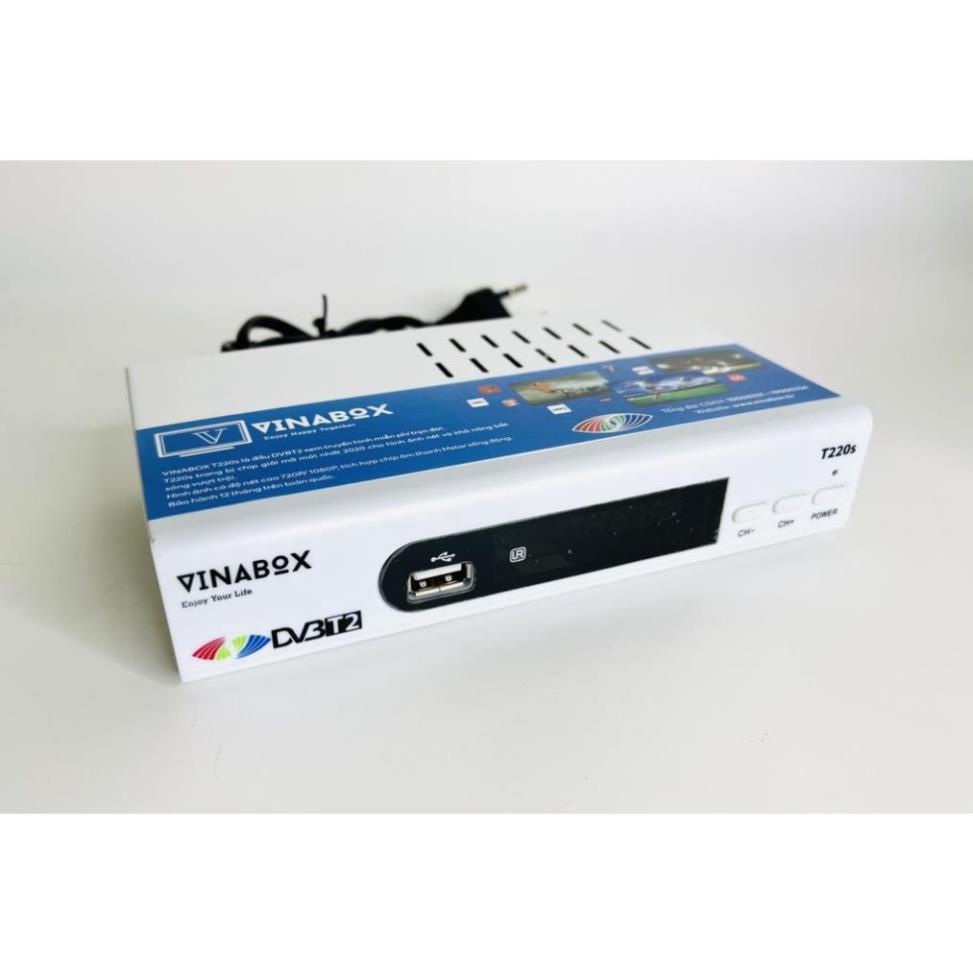 ĐẦU KTS DVB T2 VINABOX T220S THẾ HỆ MỚI