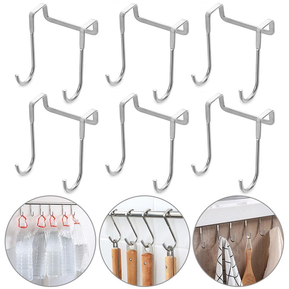 KRNY Móc Treo Đồ Hình Chữ S Bằng Thép Không Gỉ