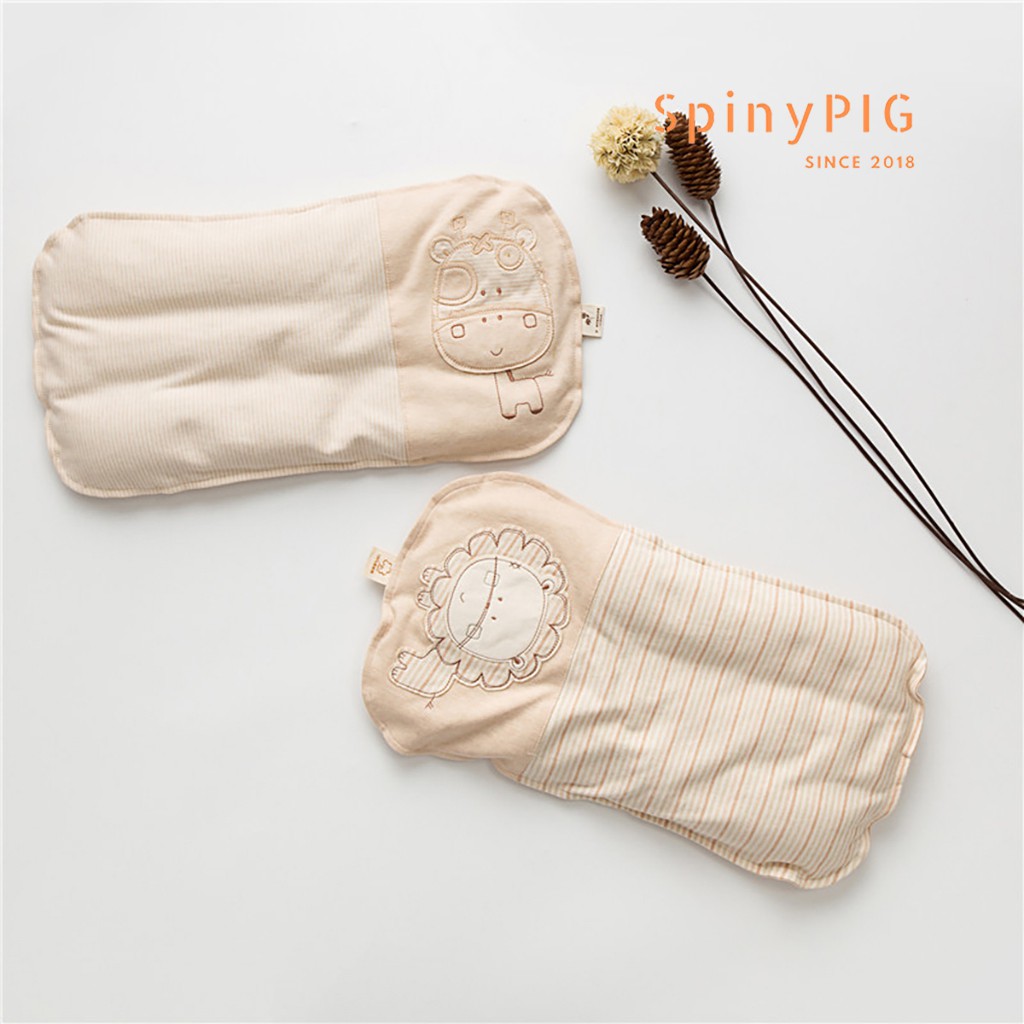 Gối cho bé bằng vỏ hạt kiều mạch giúp bé dễ ngủ vỏ gối 100% SỢI COTTON HỮU CƠ TỰ NHIÊN không chất tẩy nhuộm