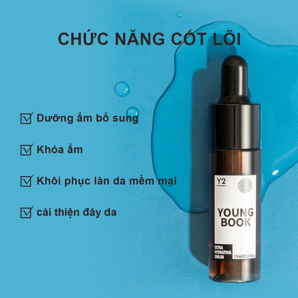 Tinh Chất Youngbook Cấp Nước Dưỡng Ẩm Cân Bằng Nước Kiểm Soát Dầu Phục Hồi Làn Da Mịn Hiệu Quả 15ml | BigBuy360 - bigbuy360.vn