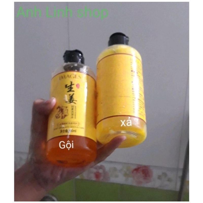 Cặp Dầu Gội + Dầu Xả Gừng IMAGES Làm Sạch Gàu, Phục Hồi Tóc Hư Tổn | BigBuy360 - bigbuy360.vn