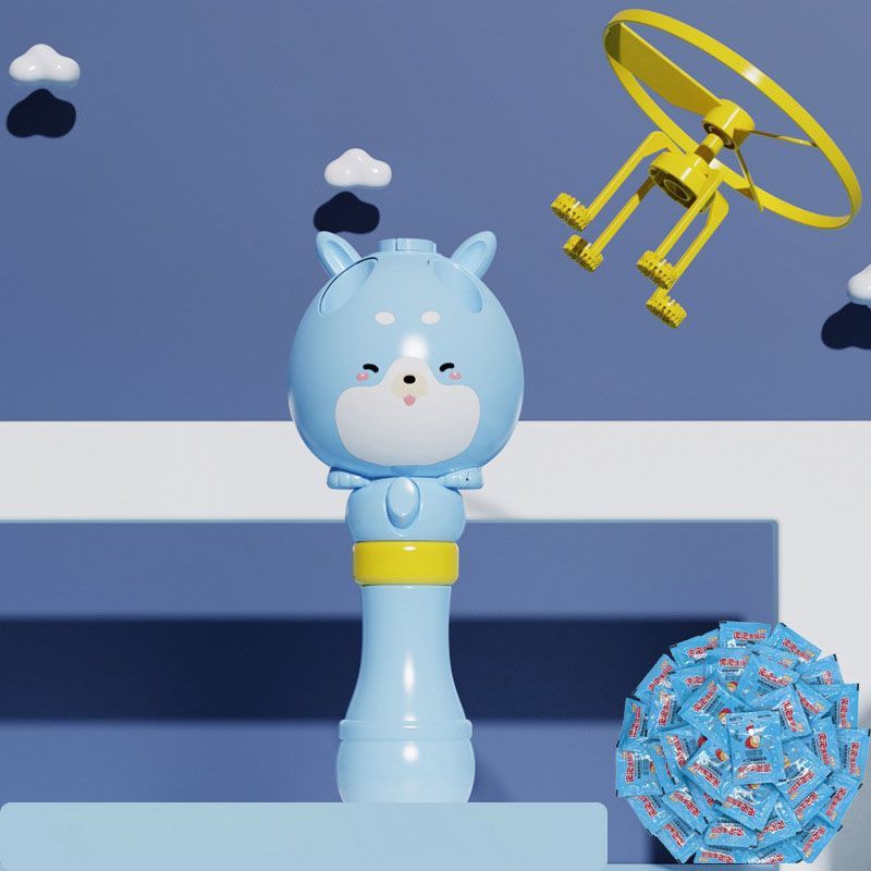 Chong Chóng phun bong bóng Thú mập Heo Hồng Cừu Trắng Cún Xanh