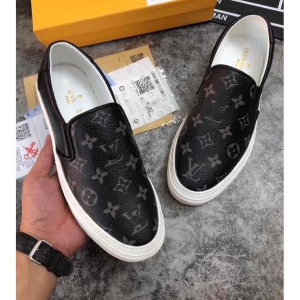 Giầy slip on thời trang-giầy lười da cao cấp fullbox