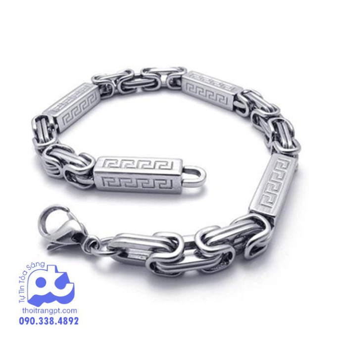 Lắc tay nam inox không đen giá rẻ HCM - PT_LT_94