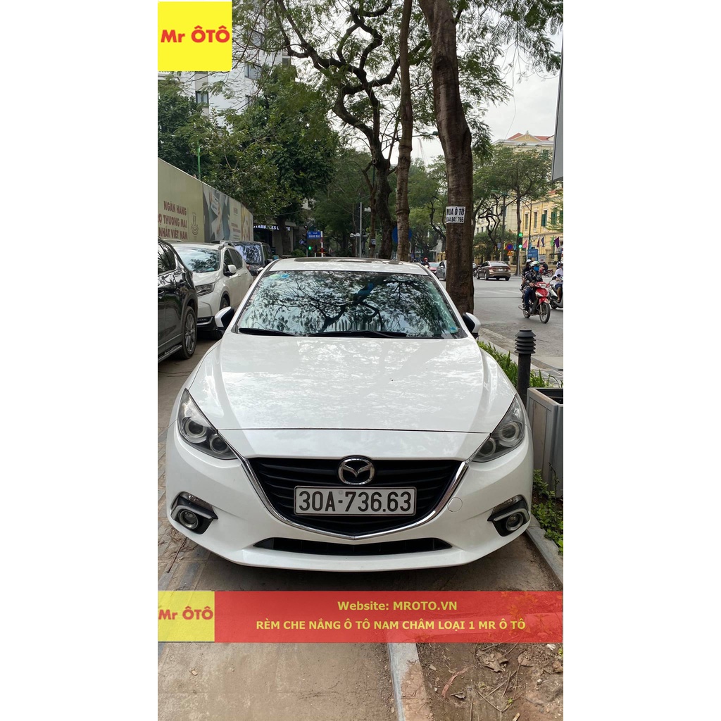 Rèm Che Nắng chống UV Xe Mazda 3 2015-2019 Hàng Loại 1 MR.ÔTÔ -Bảo Hành 2 Năm