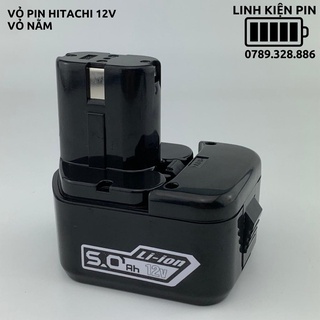 Vỏ pin hitachi 12v vỏ nằm có tem