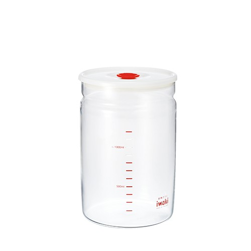 Hũ thủy tinh chịu nhiệt nắp hít Iwaki 1.45L - THƯƠNG HIỆU NHẬT