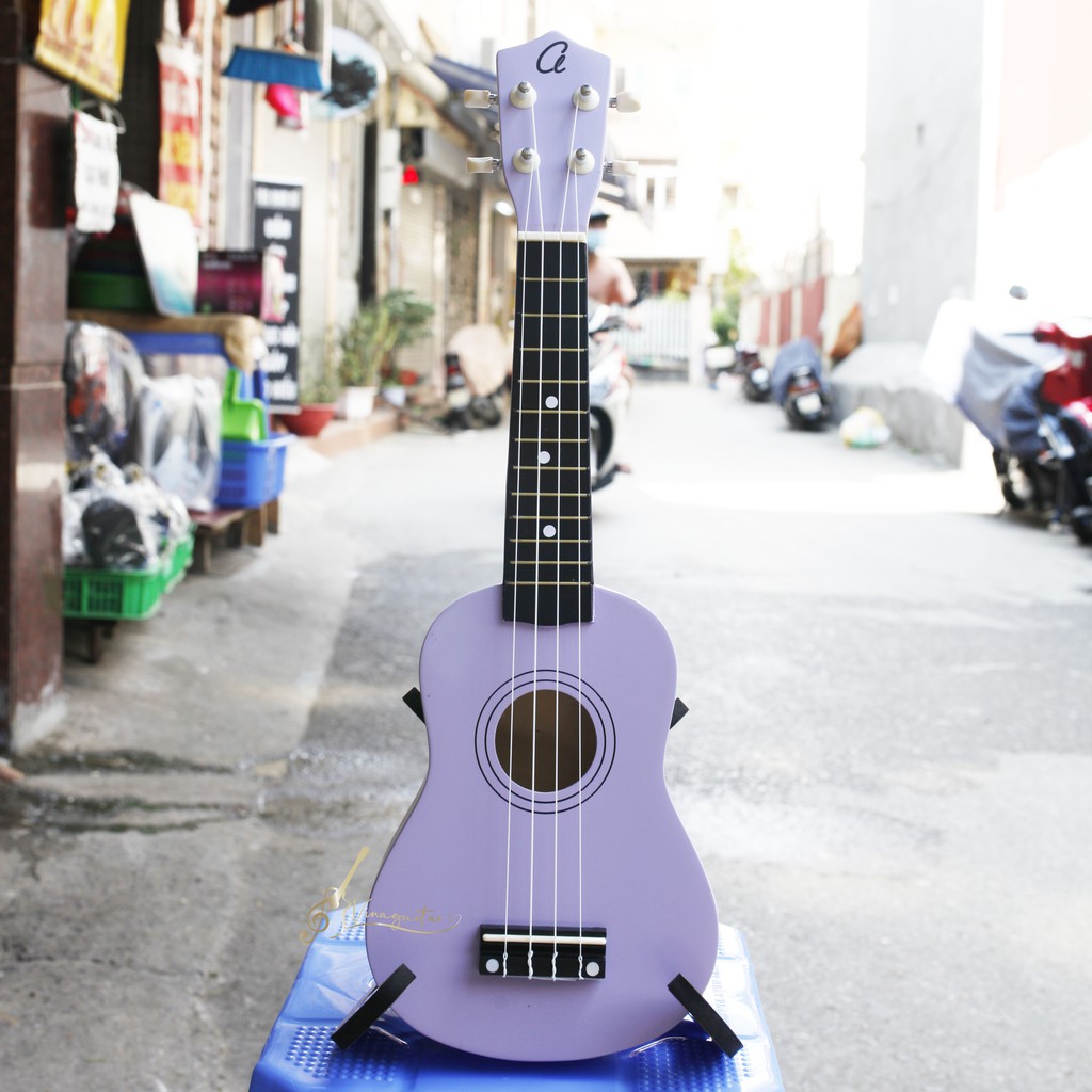 Đàn ukulele full gỗ VU-M2C-T05 soprano concert cần gỗ- tặng full 7 phụ kiện - Vinaguitar phân phối chính hãng