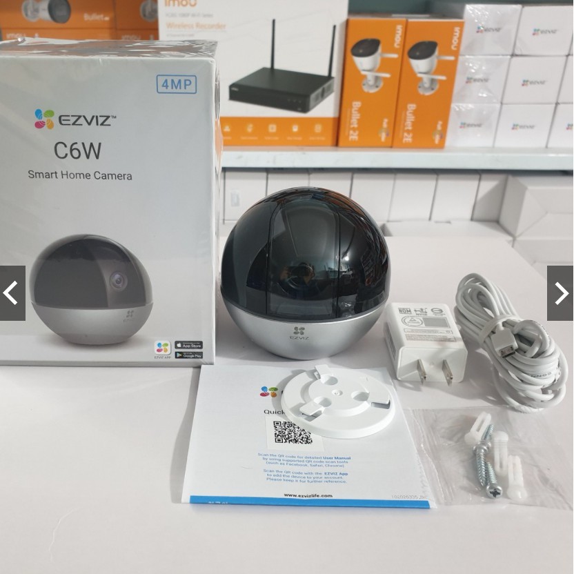 Camera Xoay IP WIFI 4M 2K EZVIZ C6W quay quét 360 độ Chính Hãng BH 24TH | BigBuy360 - bigbuy360.vn