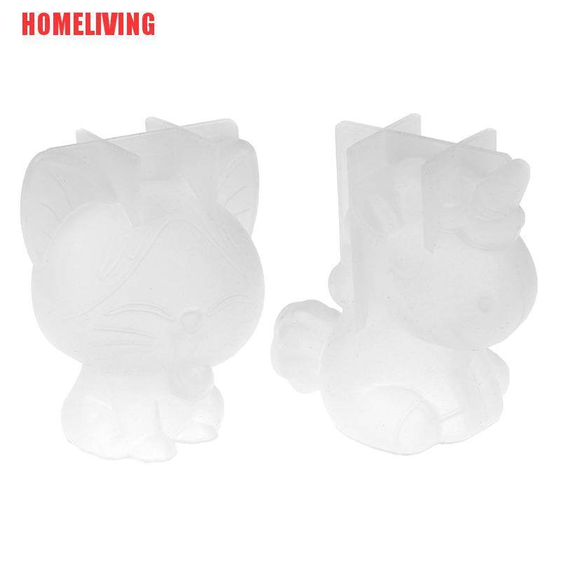 Khuôn Silicon Trong Suốt Hình Ngựa / Mèo Làm Nến DIY