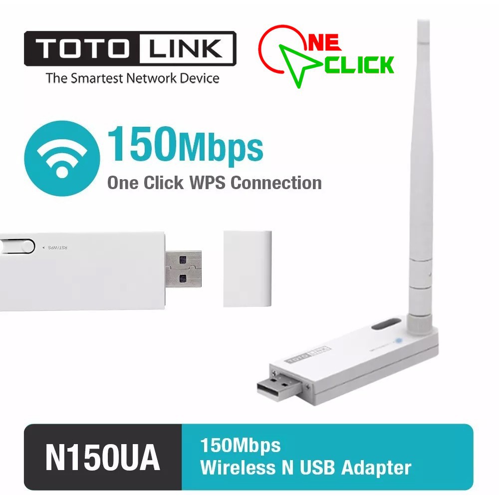 [FREESHIP] USB THU WIFI TOTOLINK N150UA CÓ ANTEN - N150/160USM CHÍNH HÃNG