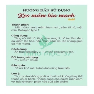 Kẹo Mầm Lúa Mạch Gold [ Chính Hãng ] -Thảo Mộc 37