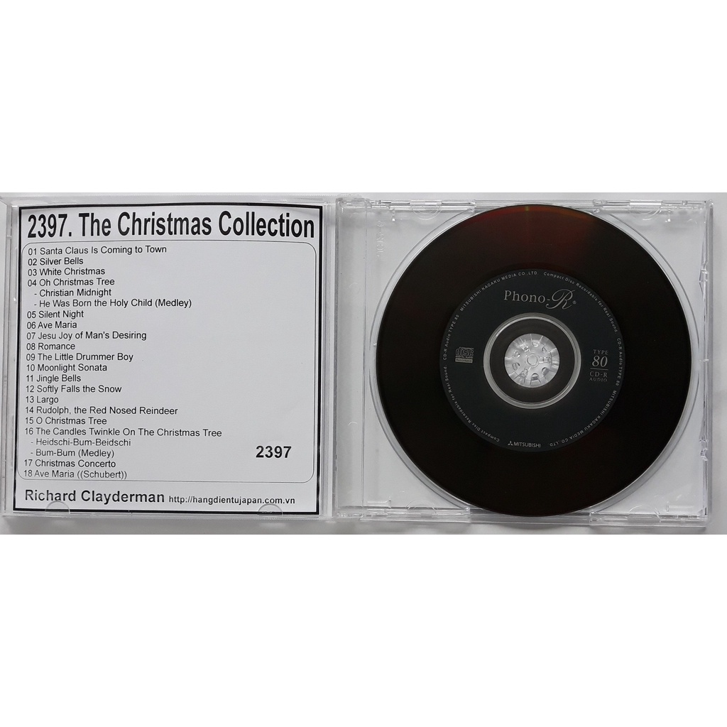 Bộ 3 CD nhạc hòa tấu Richard Clayderman ( 2396 - 2398 )