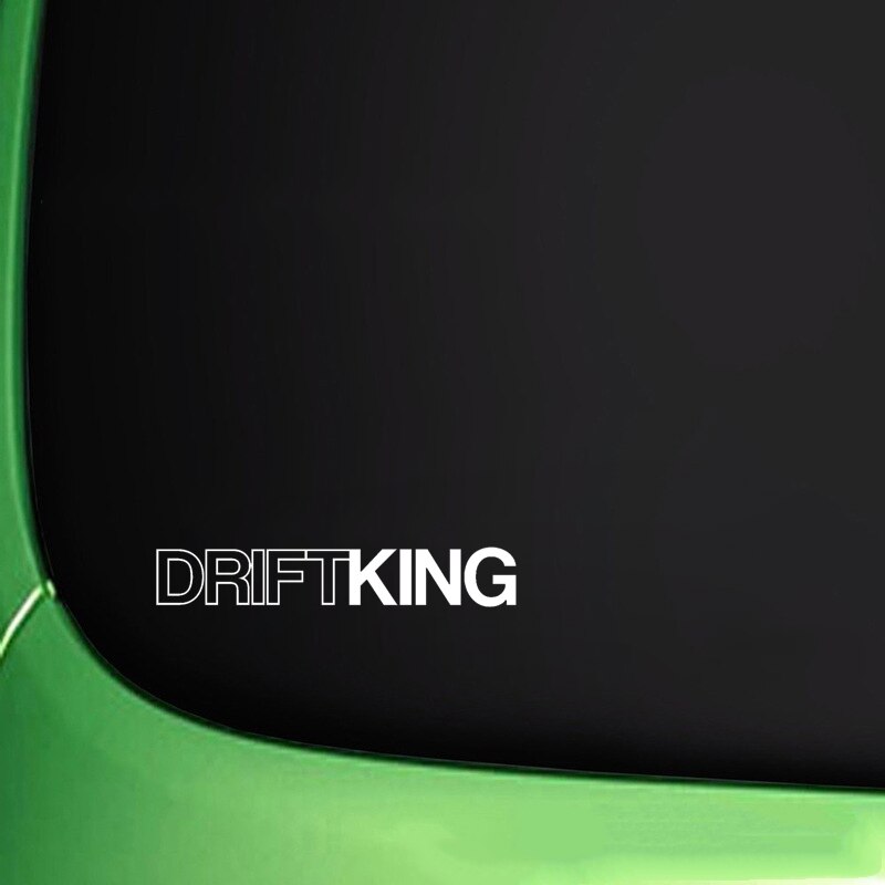 Sticker &quot;Drift King&quot; dán trang trí xe ô tô 15.8cmx2.5cm