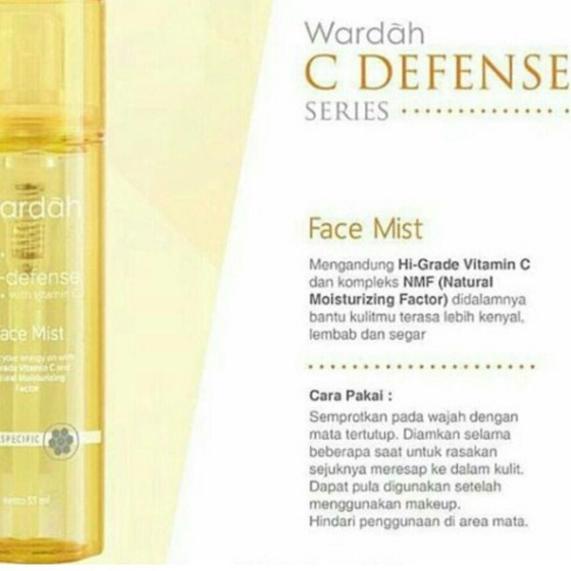 Xịt khoáng dưỡng ẩm chăm sóc da mặt Wardah C Defense 55ml