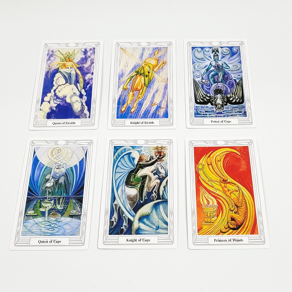 [Size Gốc] Bộ Bài Thoth Tarot 78 Lá Bài 7x12 Cm Tặng Đá Thanh Tẩy S88