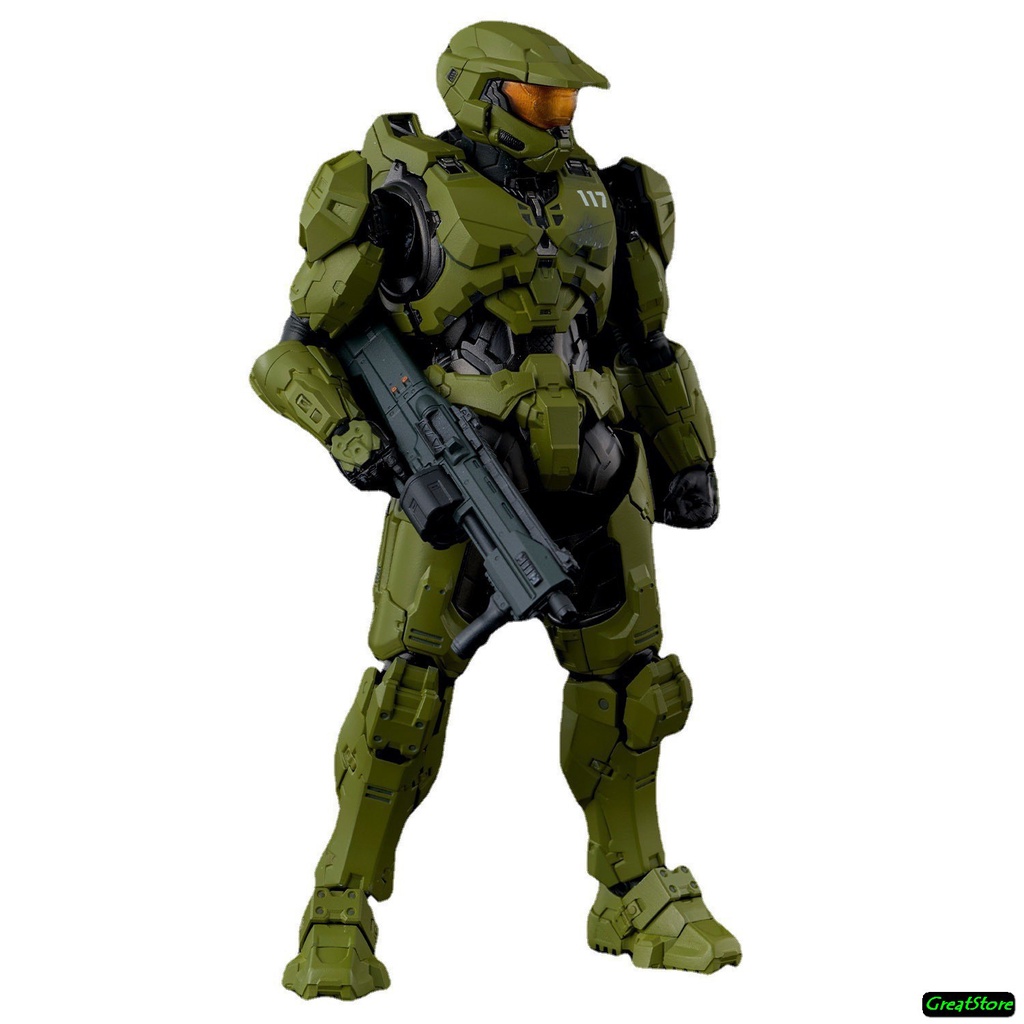 Mô hình Halo Master Chief Mjolnir Mark VI   tỉ lệ 1/12 17cm Cử động được