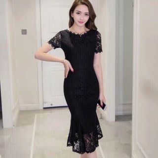 👗ĐẦM REN ĐUÔI CÁ SANG CHẢNH Đủ Size