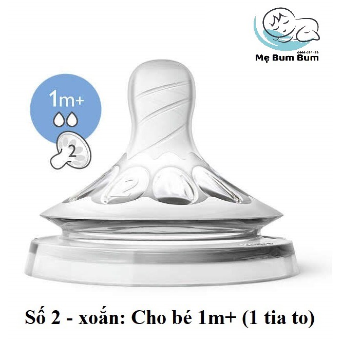 Bình sữa Avent Nautural 260ml Họa tiết Hà mã, Hạc hồng