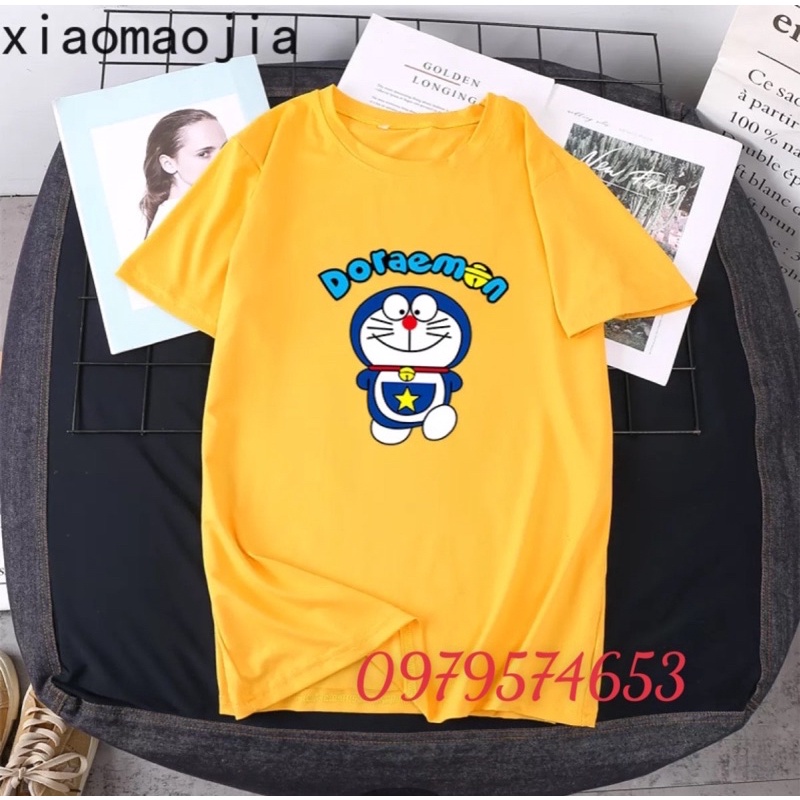 ⚡️FREESHIP-EXTRA⚡️ Áo thun doremon cực đáng yêu, sét áo quần bò sữa, chất cotton cao cấp, hàng chuẩn Shop, giá tại xưởng