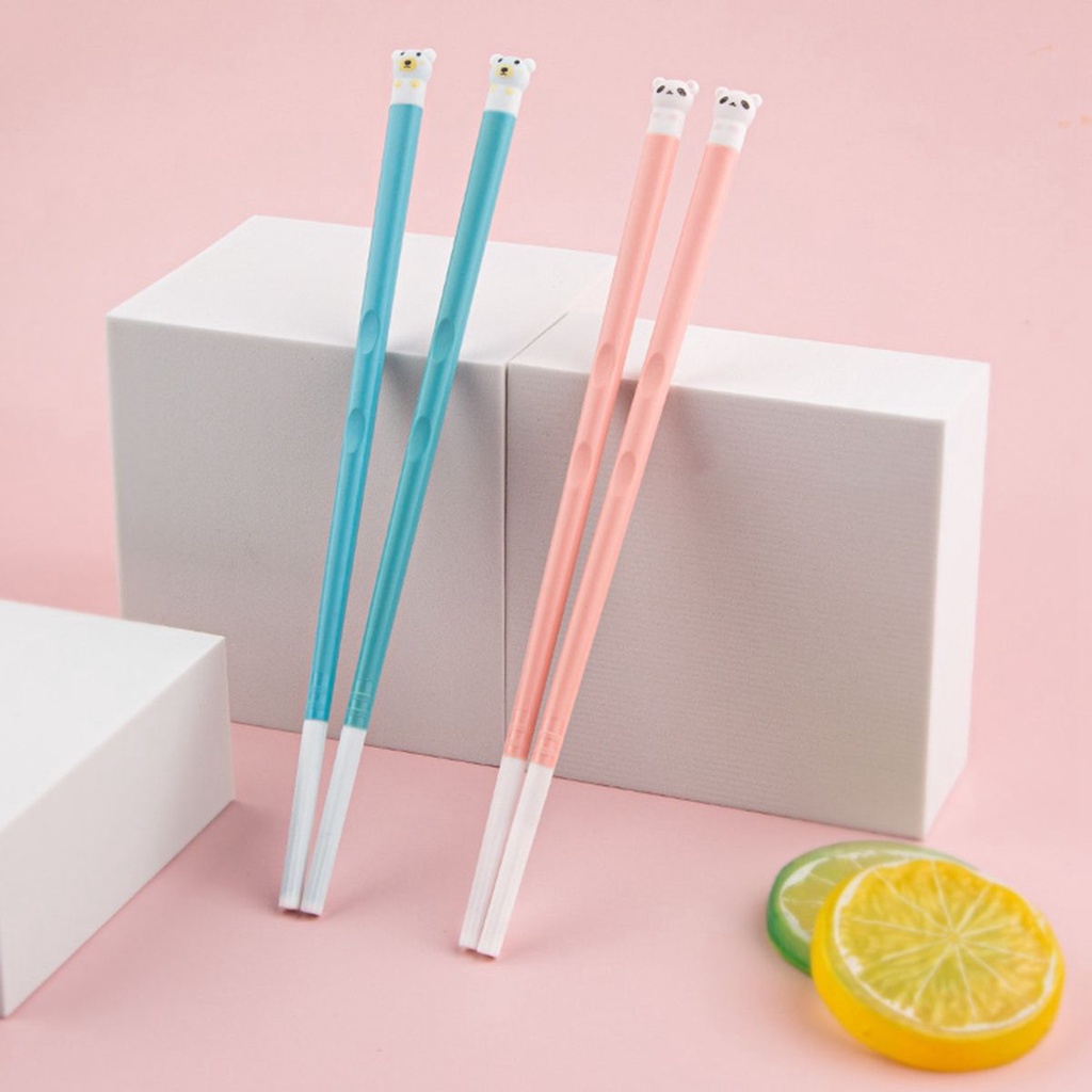 Đũa silicone sợi thủy tinh gọn nhẹ chống vi khuẩn có thể tái sử dụng cho trẻ em